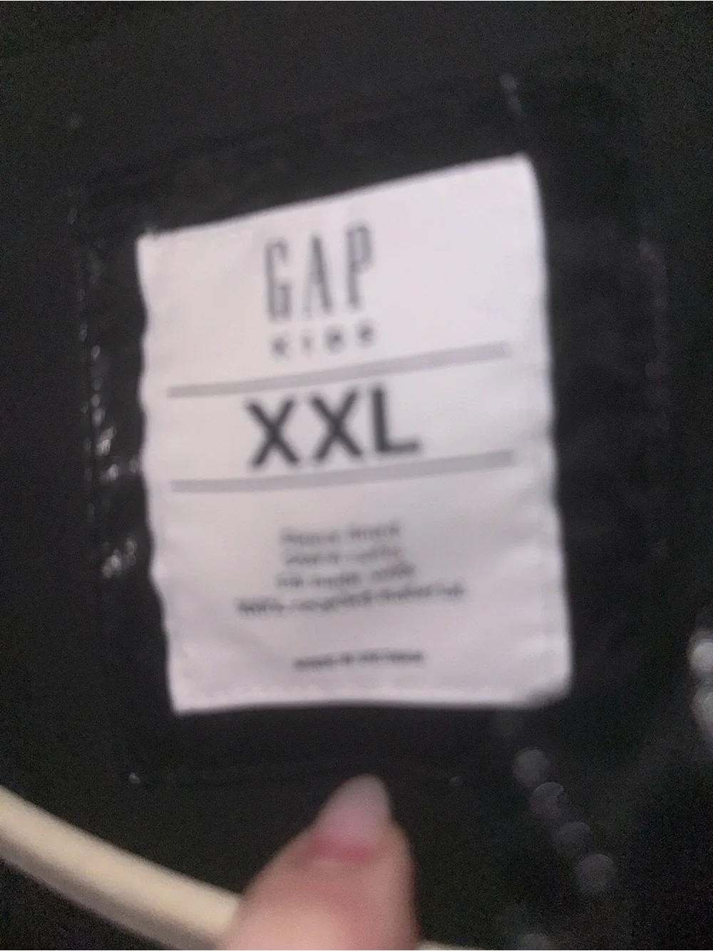 GAP Kids GIRLS Black Puffer Jacket with Hood - XXL size 14